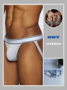 Parke & Ronen - Retro Jockstrap - Frost Blue (M)